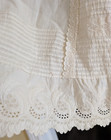 35  Long Antique Cotton Christening Baptism Dress For Special Baby Doll