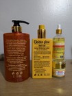 Golden Glow Body Milk 500ml  Exfoliating Carrot Shower Gel  Serum  Face Cream