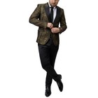 Mens Royal Luxe Formal Tuxedo Blazer jacket 1 Button Peak Lapel