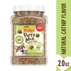 4 Pack - Purina Friskies Party Mix Cat Treats Natural Catnip Flavor Yums  20 Oz
