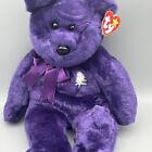 1998 Ty Original Beanie Baby Buddy Princess Diana Purple Bear Retired Large 14 
