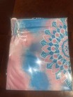 Snowflake Designs    strong Is Beautiful    Pink  Teal  White    Gold Grip Bag