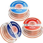 3pcs Solder Wick Braid Kit With Flux  Low Residue Desoldering Wire 10ft Each Usa