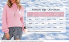 Mlanm Womens Turtleneck Loose Sweaters Batwing Long Sleeve Pullover Tops O 71834