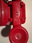 Vintage Push Button Red Desk Phone Cortelco Itt Touch Tone Western Bell Pay Old