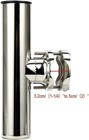 4 Pack Stainless Steel Clamp On Boat Fishing Rod Holder For Rails 1-1 4  To 2 