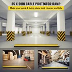 5-channel Cable Protector Ramp 18000lb Heavy Duty Rubber Speed Bump