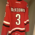 Ccm Charlotte Checkers Signed Replica Mckeown  3 Hockey Jersey Adult Xl