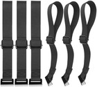 Car Rooftop Cargo Tie Down Hook Straps adjustable 6pcs   Roof Cargo Carrier Stra