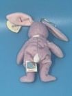 Ty Basket Beanies Purple Bunny   Floppity   New With Tags Excellent