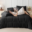 Queen Comforter Set  Ultra-soft Queen Size Comforter Sets  7-piece Bed In A Bag