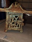 Antique Japanese Pagoda Lantern In Cast Iron Circa 1930