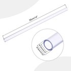 Clear Pvc Rigid Pipe 12mm 1 2     Id 16mm 5 8     Od 14  High Impact  Clear Blue