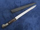 Original German Imperial M1914 Sawback Bayonet And Scabbard Rare Maker B k 