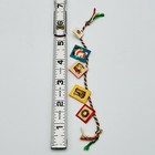 Vintage Artisan Dollhouse Miniature Christmas Card Garland For Fireplace 6    Long