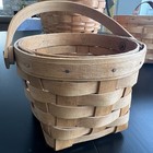 Vintage Longaberger Handwoven Basket Lot 4 Baskets Usa 1995-2001 Signed