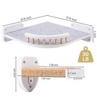 Coolex Cat Wall Shelves  Corner Cat Shelf With 3 Cat Wall Steps  Cat Shelves For