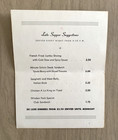 Rare 1950s Dinner Show Program   Menu Windsor Park Hotel Denise Darcel Autograph