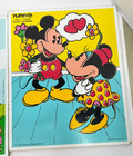 Lot Of 3 Vintage Playskool   Fisher-price Wood Board Puzzles Disney