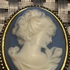 Vintage Estee Lauder  Solid Perfume Cameo - Youth Dew