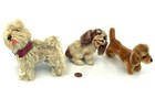 Steiff Mohair 1950s 60s Dog Lot 3 Hexie Cockie Tessie 10cm 4in No Id Vintage