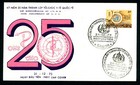 South Vietnam 4 Different 1973 Fdc 25th Anniversary Of Who 464-465  l1127 