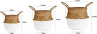 Woven Seagrass Belly Basket For Storage  Laundry  Picnic  Plant Pot Cover  And G