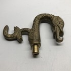 Antique Ornate Brass Serpent Balance Scale Head Hook Center Piece 