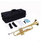     back 2    school    special     unmarked Trumpet With Case bag pack  strap  cloth 