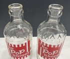 2 The Pop Shoppe Old Vintage 10 Oz   Soda Bottle Portsmouth Nh Beverage