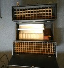 Vintage Sylvania Tv radio Service Repair Case tool Box For Vacuum Tubes