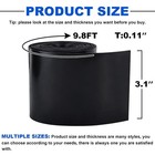 Neoprene Rubber Strips Solid Rubber Rolls 3 2in X 1 8in X 10ft Leveling sealing