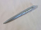 Vintage Zippo Matte Silver Ballpoint Pen  Twisted Actuated With Black Refill