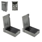 Wells 2 Pack 60 Amp Fuse Disconnect 120 240vac Ac Disconnect Box Outdoor