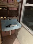 Sink   Mid Century Modern Blue Aquamarine