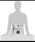 Portable Karaoke Machine For Adults   Kids  Wired Microphone  Led Lights  Usb Cd