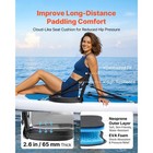 Uimoso Universal Padded Kayak Seat Cushion With Backrest  2 6  Thickness
