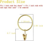 16 Pack Curtain Rings W  Clips Window Clip Rings Curtain Hooks Hangers Clip