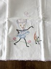 Lot Of 5 Vintage Embroidered Flour Sack Tea Towels