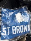 Amon-ra St  Brown Detroit Lions Signed Football Jersey Autographed Original