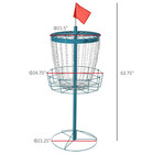 Disc Golf Target W  High Visibility Chains  Easy Set Up   Storage For Backyard