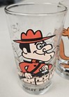 Vintage 1970s Pepsi Collector Series Cartoon Glasses - Set Of 10