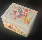Vintage 1950   s Fanny Farmer Old Time Easter Chocolate Box With Bunnies  4 Oz 