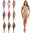 Women Leotards Nightwear Rompers Sexy Jumpsuits Zipper Bodysuit Transparent