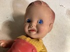 Rempel Little Boy Rubber Squeeze Toy 1956 Vintage About 8    Inches Tall Fair Cond