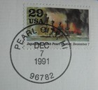 1991 Pearl Harbor Attack 50th Anniversary Special Event Cover   Informative Pane