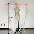White Large  Angel Feather Wings Photo Backdrop