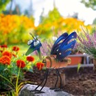 Metal Grasshopper Garden Decor Yard Art Outside Decoration 5 12x5 83inch Lawn