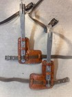 Bashlin Pole Climbing Spikes Gaffs Lineman Set W  Pads   Straps