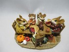Wee Forest Folk Family Gathering Retired Thanksgiving Wff New Wonderful Detail